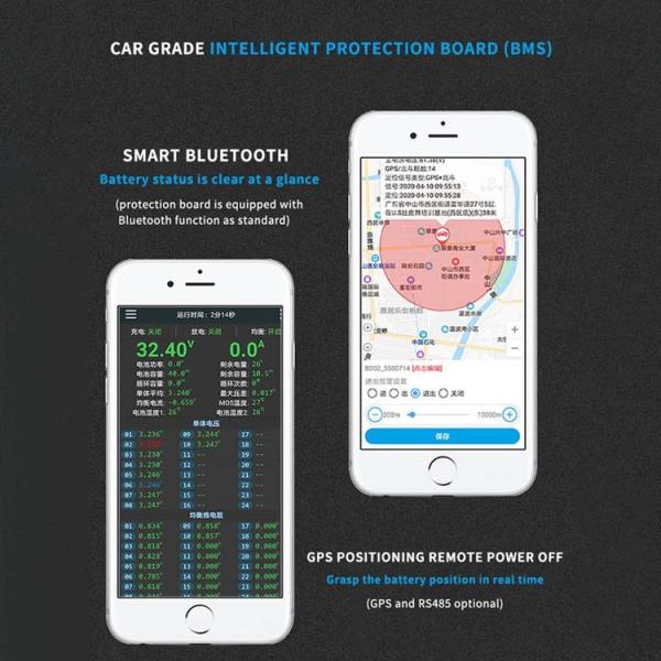 HKIVI Smart Active Balance Lifepo4 BMS 48v 16s 200a For Lithium Ion Battery