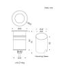 Buy cheap IP67 Outdoor LED In Ground Up Light 1x1.5W Mono RGB RGBW from wholesalers