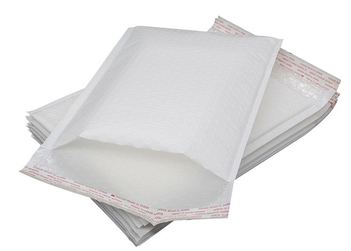 Waterproof White Clothing Packaging Bags With Custom Print For Shipping