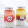 Buy cheap PET 500ml Clear Plastic Bottles With Lids Cylinder Shape Custom Logo from wholesalers