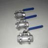 Buy cheap Butt Welding 3 Piece Stainless Steel Ball Valve WCB / CF8 / CF8M BW PAD ISO 5211 from wholesalers