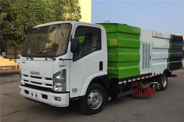 Buy cheap ISUZU 4x2 Stainless Steel Road Sweeper Street Sweeper Street Cleaning Machine Sweeper Truck from wholesalers