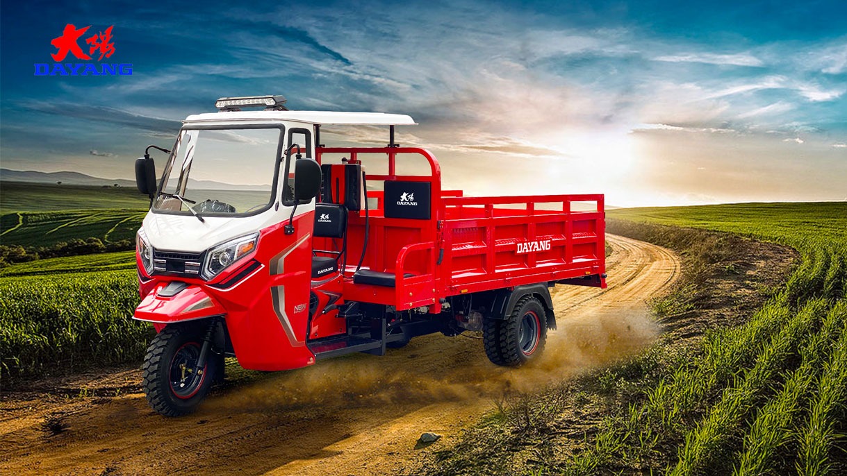 12V Voltage Freight Motors 150cc Cargo Tricycle for Fast and Freight Transportation