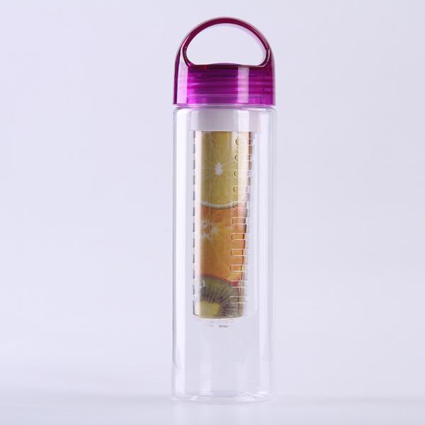 Buy cheap Leakproof 700ml 800ml Water Bottle Custom Print BPA Free Insulated Fruit Infuser Water Bottle 32 Oz Perfect For Outdoors Travel Easy To Clean & from wholesalers