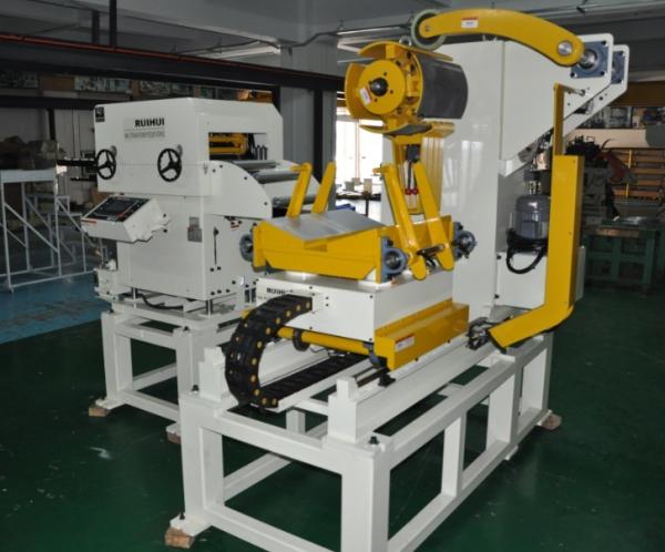 Buy cheap Hydraulic Press 25 Ton Sheet Metal Coil Feeder Decoiler Straightener With Loading Trolley Unit from wholesalers