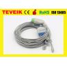 Buy cheap Bionet One piece 3 leads patient monitor accessories with snap , AHA 1K ohm round 12pin from wholesalers