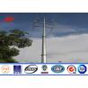 Buy cheap Hot dip galvanization electrical power pole for over headline project from wholesalers