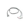 Buy cheap TPU 5 Lead Electrode AHA Holter ECG Cable Gray color For Schille from wholesalers
