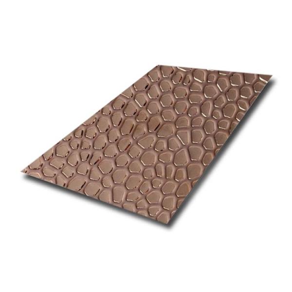 Buy cheap Water Ripple 304 316 Stainless Steel Sheet Stamped Rain Drop 6WL Finish from wholesalers