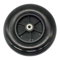 Buy cheap 8 Inch 200mm Black Wheelchair Pu Castor Wheel product