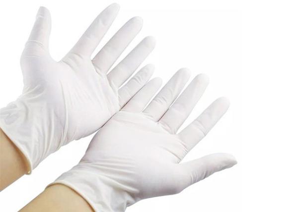 Buy cheap Hand Protection EN374 Powder Free Latex Gloves For Medical Exam from wholesalers
