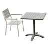 Buy cheap Anti Fading Poly Wood Armrest Restaurant Tables And Chairs from wholesalers