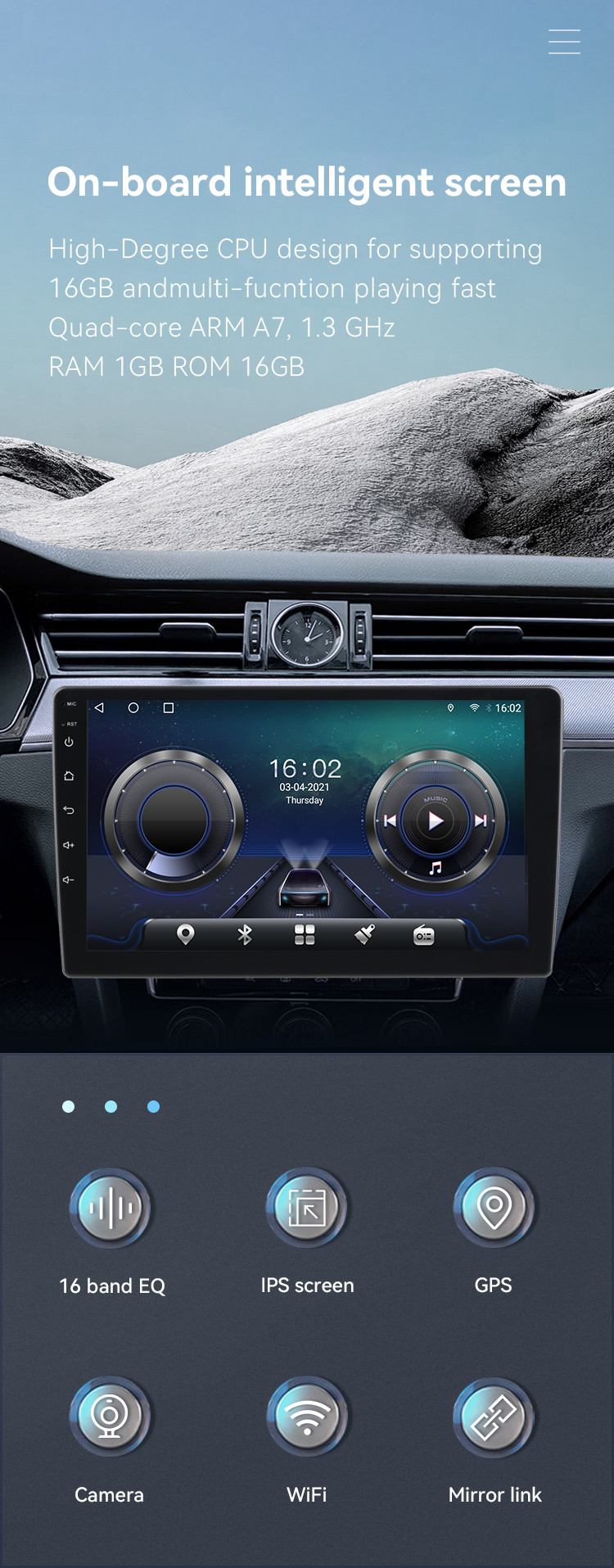 Android 12 4+32G Touch Screen Car Radio GPS WIFI Car DVD Player For Toyota Corolla