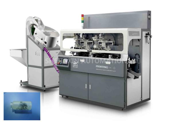 Fully Automatic Screen Print Machine Chain - Type For Multicolor Glass Tube