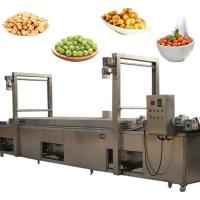 Buy cheap 304 Stainless Steel Continuous Frying Machine Puffed Food Squid Ring Drumstick product
