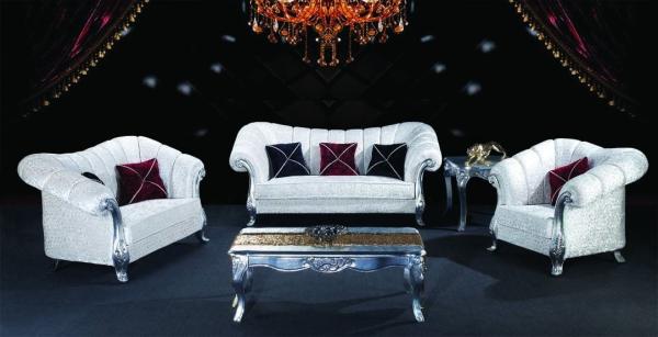 Buy cheap Nordic Blue Velvet Furniture Set from wholesalers