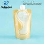 Food Grade Custom Juice Packaging Material Plastic Self-Supporting Stand Up