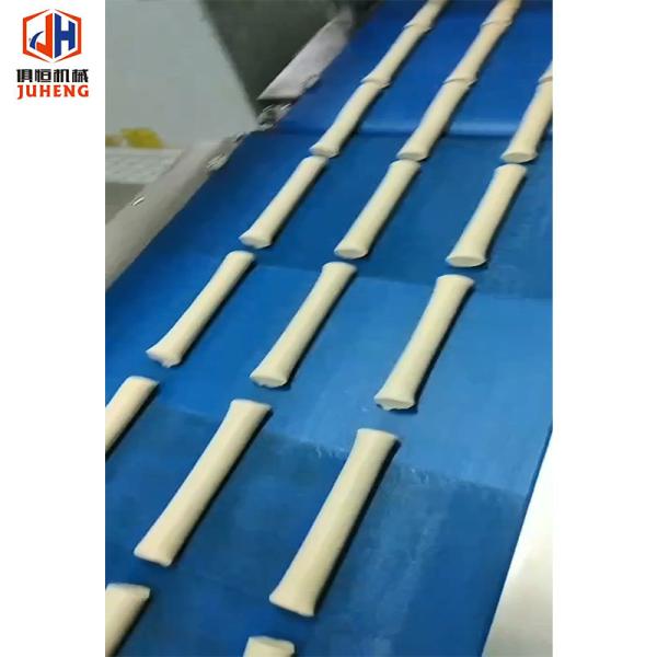 Buy cheap Long Strip High Yield Puff Pastry Production Line Bread Stick Machine from wholesalers