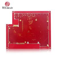 Buy cheap High Frequency Circuit Board RIGID PCB FR4 TG170 Gold Finger 1.6mm Thickness 10U product