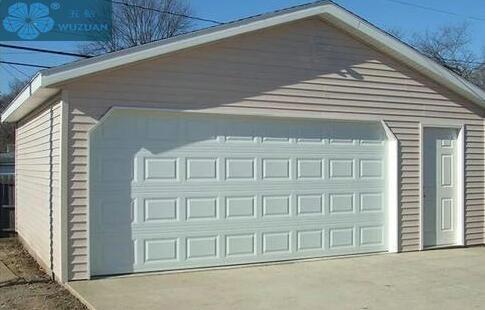 Buy cheap Aluminum Steel Sectional Panel Garage Door White Coated from wholesalers