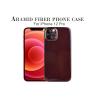 Buy cheap Glossy Finish Red iPhone 12 Pro Carbon Aramid Fiber Case from wholesalers