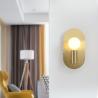 Buy cheap Modern Wall Lamp Stylish Brass Gold E27 For Living Dining Room brass wall lamp(WH-OR-228) from wholesalers
