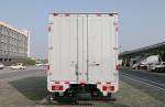 Used Light Cargo Trucks JAC 4.2 Meters Van Box Double Door Single Row Cab With