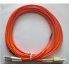 Buy cheap LSZH orange cable LC MM Fiber Optic Patch Cord, SM PC≥ 50dB Return Loss from wholesalers
