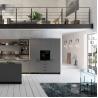 Buy cheap Black Built In Laminate PVC Kitchen Cabinets from wholesalers