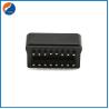 Buy cheap Customized 12V 24V 16 Pin Male OBD II OBD 2 Female OBD2 Connector With Lock For Car Diagnostic Instrument from wholesalers