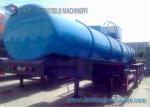 Concentrated Sulfuric Acid Tank Trailer 18000 L V Shape Chemical Tanker Trailer