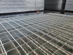 SGS Industrial Serrated Carbon Steel Bar Grating Hot Dip Galvanized