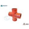 Buy cheap ASTM A536 Ductile Iron Grooved Fittings DN50 - DN300 With Lead Free Coating from wholesalers