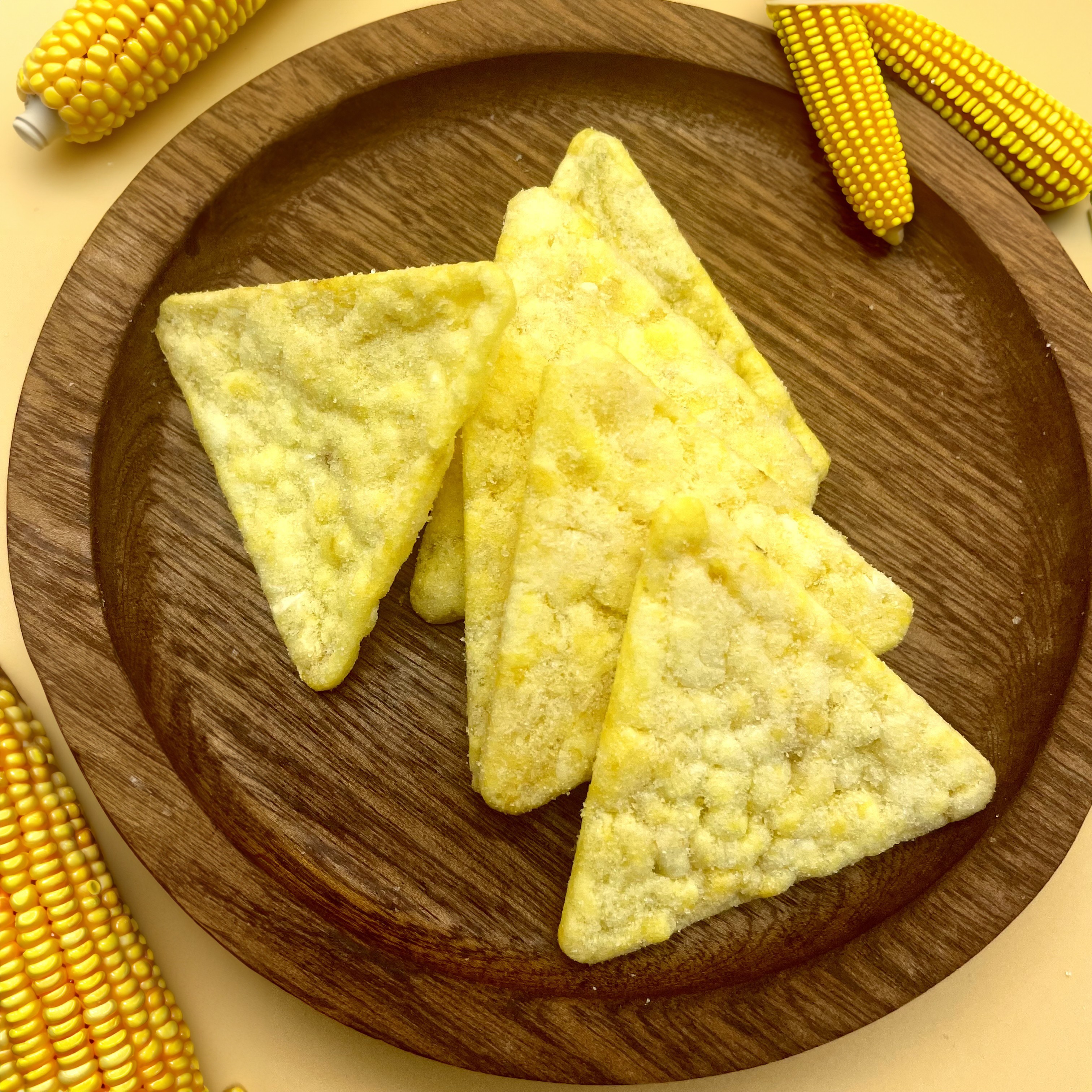 Triangle Corn Cracker Chips Gluten Free Bursting with Natural Corn Taste