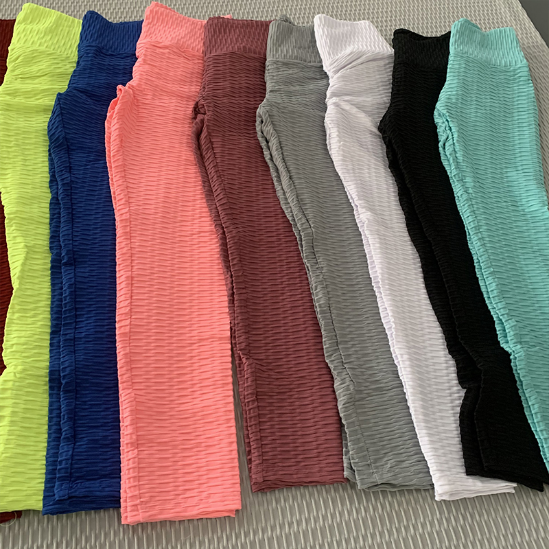 OEM Bum Lifting Anti Cellulite Leggings , Patterned Fitness Leggings For Women