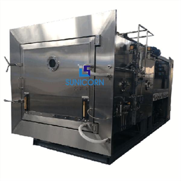 Buy cheap 304 Stainless Steel Industrial Lyophilizer 10 Square Meters 100kg Input Capacity from wholesalers