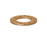 CuSn8 Bronze Sleeve Flanged Bearings Diamond Indentations Or Stamped With Oil