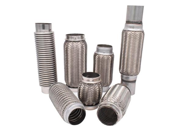 Buy cheap Metal Ss201 Ss409 Wire Braided Hose 45mmx152mmx 252mm Stainless Steel Exhaust Parts from wholesalers