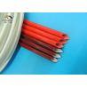 Buy cheap Flame Retardant Red Silicone Fiberglass Sleeve For Insulating Protection from wholesalers
