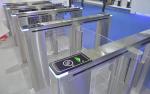 SUS 304 RFID Access Fastlane Speed Gate Turnstile With Servo Motor