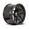 Buy cheap 18 19 20 inch two piece aluminum car wheel brown colour brush PCD 5x114.3 forged car rims from wholesalers