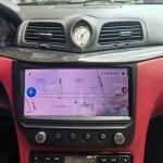 Android 10 Car Radio Fascia Black Screen Carbon Fiber For Maserati GT/GC