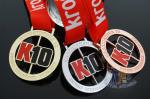 Spinning And Rotating Bespoke 10K Metal Award Medals For Maration , Sports