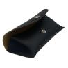 Buy cheap Black PU Handmade Portable 17.2CM Spectacle Case Leather Glasses Case from wholesalers
