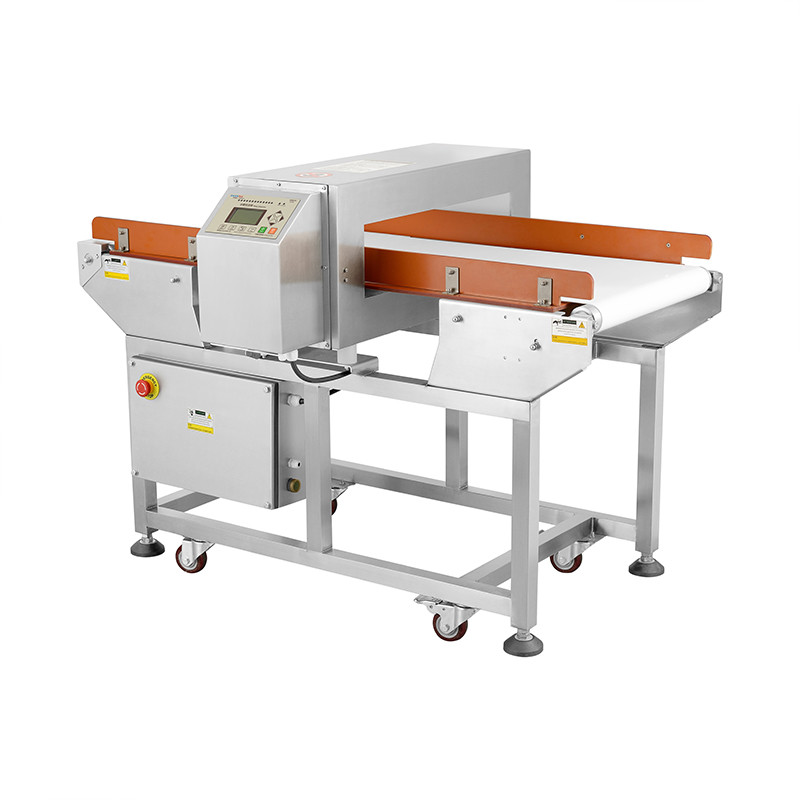 Waterproof Metal Detector On Conveyor Belt For Seafood SUS304 Material