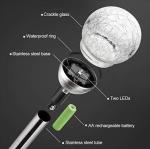 0.06Watts 2.26 Pounds Outdoor Solar Ball Lights