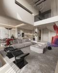 Customized Full House Design Modern Home Furniture Kitchen Cabinet Living Room