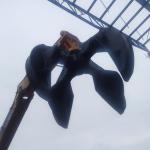 Hydraulic Orange Peel Grab Steel Scrap Grapple Excavator 360 Degree Rotation