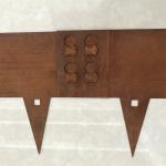 200mm High Corten Steel Landscape Edging Oxidation Resistance