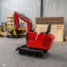 Buy cheap Red Micro 1 Ton Mini Excavator 13.5hp For Farm Hydraulic Transmission from wholesalers